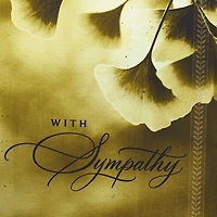 Remembering Him Gilded Leaves Sympathy Card for only USD 3.99 | Hallmark