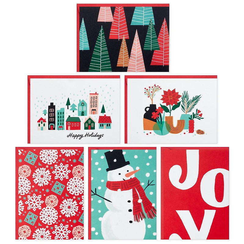 Winter Joy Assorted Blank Boxed Christmas Notes, Pack of 36 for only USD 10.99 | Hallmark