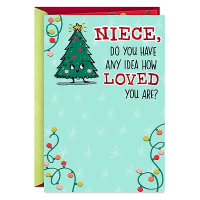 You're Tree-mendously Loved Funny Christmas Card for Niece for only USD 2.99 | Hallmark