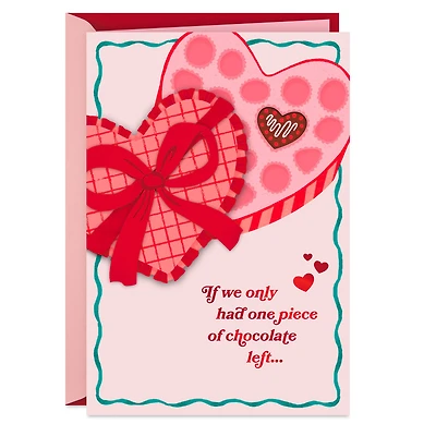 I'd Give You the Bigger Half Romantic Valentine's Day Card for only USD 2.99 | Hallmark