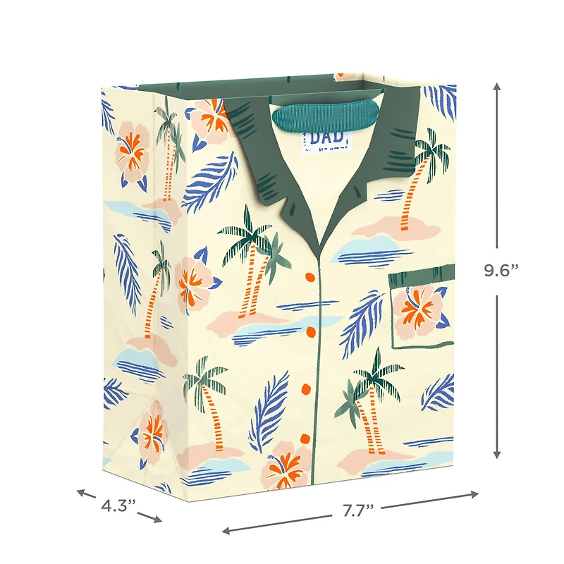 9.6" Hawaiian Shirt Medium Father's Day Gift Bag for only USD 4.49 | Hallmark
