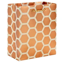 6.5" Copper Hexagons Small Gift Bag for only USD 2.49 | Hallmark