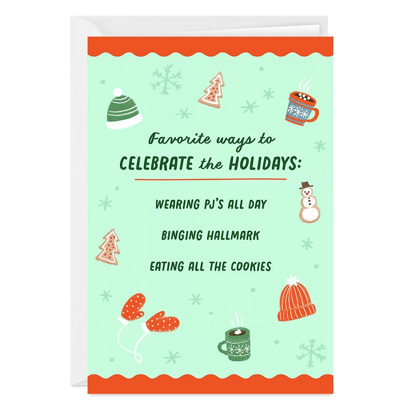 Favorite Ways to Celebrate Custom Holiday Card for only USD 4.99 | Hallmark
