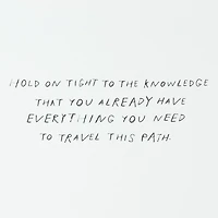Morgan Harper Nichols Strength on Your Journey Encouragement Card for only USD 3.99 | Hallmark