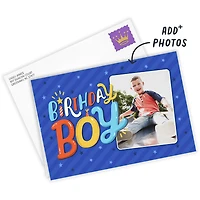 Festive Blue Custom Birthday Card for Boy for only USD 4.99 | Hallmark
