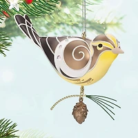 The Beauty of Birds Lady Blackburnian Warbler Ornament for only USD 22.99 | Hallmark