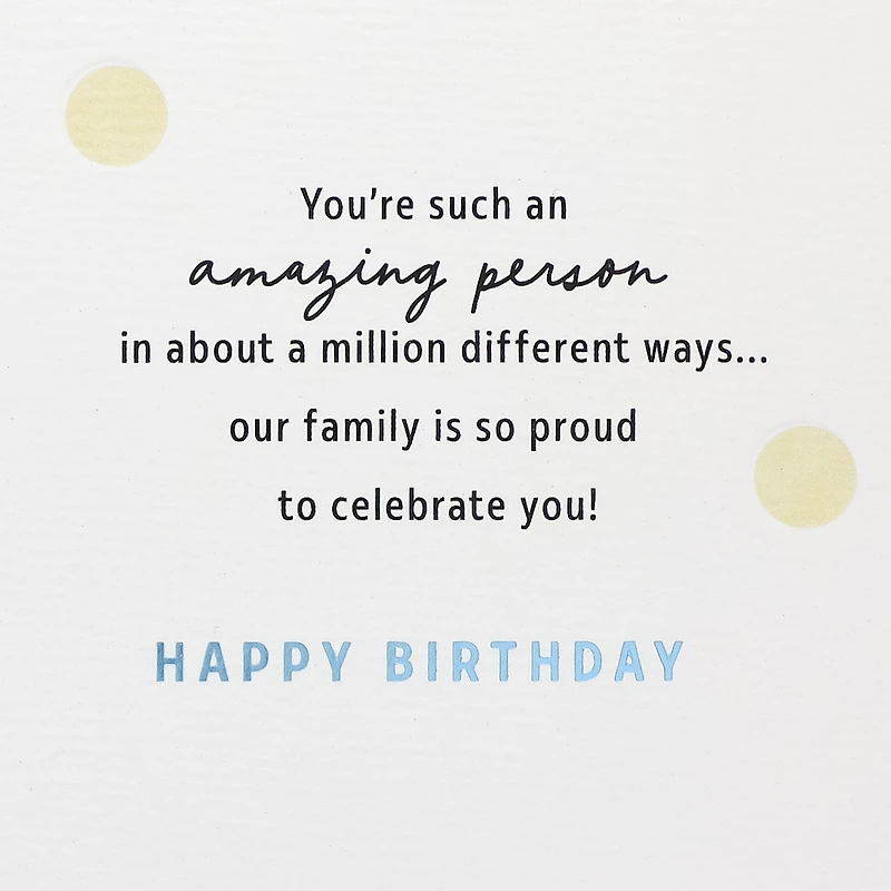 You're Amazing In a Million Ways Birthday Card for Grandson for only USD 5.59 | Hallmark