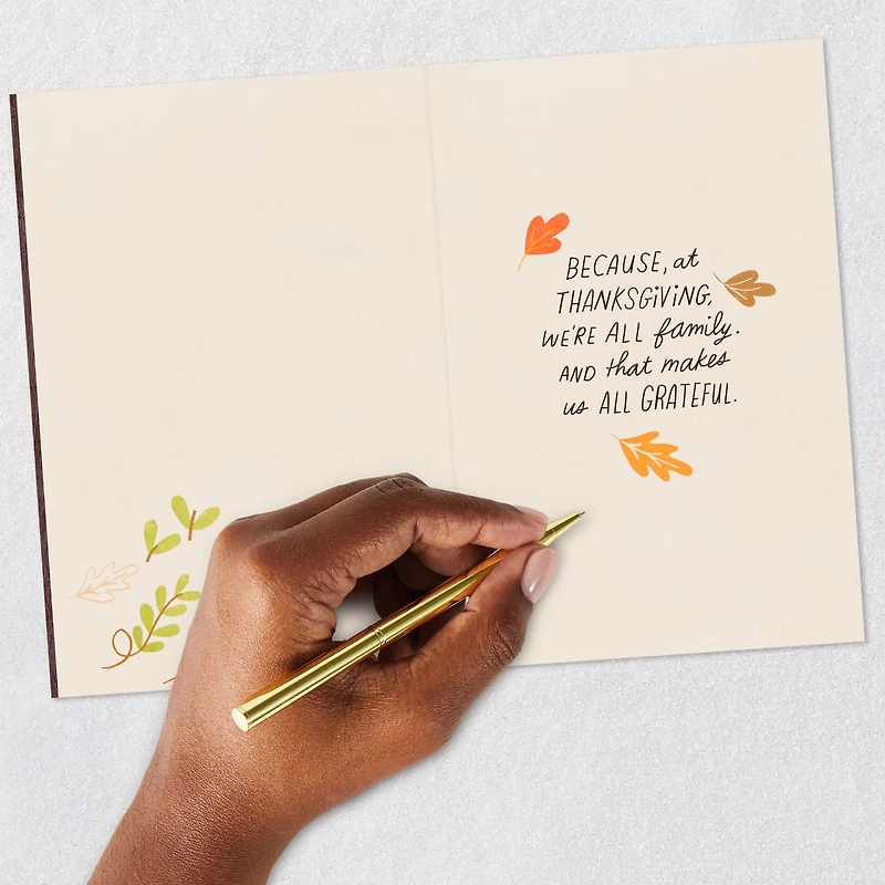 Gathering to Share With Faith and Love Thanksgiving Card for only USD 3.59 | Hallmark