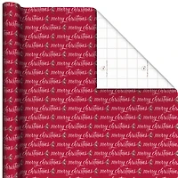 Cinnamon-Scented Merry Christmas on Red Wrapping Paper Roll, 20 sq. ft. for only USD 5.99 | Hallmark