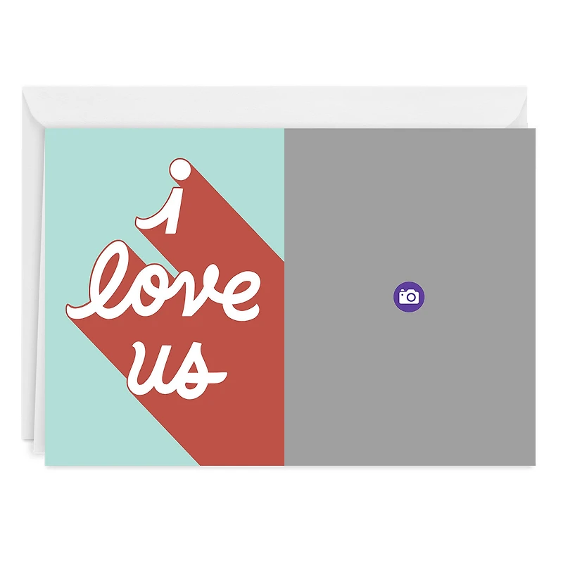 Personalized I Love Us Love Photo Card for only USD 4.99 | Hallmark