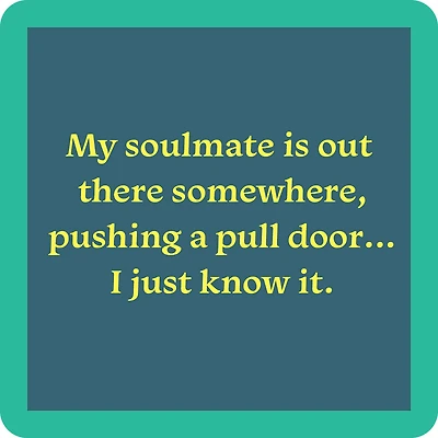 Drinks on Me Soulmate Funny Coaster for only USD 4.99 | Hallmark