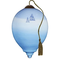 Ne'Qwa Art Christmas Wishes Snowman at Mailbox Glass Ornament for only USD 35.00 | Hallmark