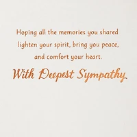 Hoping Memories Bring You Comfort Sympathy Card From Us for only USD 5.99 | Hallmark
