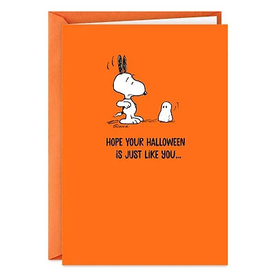 Peanuts® Snoopy and Ghost So Awesome It's Scary Halloween Card for only USD 2.00 | Hallmark