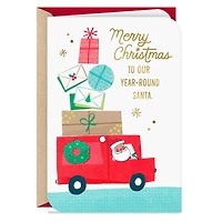 Our Year-Round Santa Christmas Card for Mail Carrier for only USD 3.59 | Hallmark