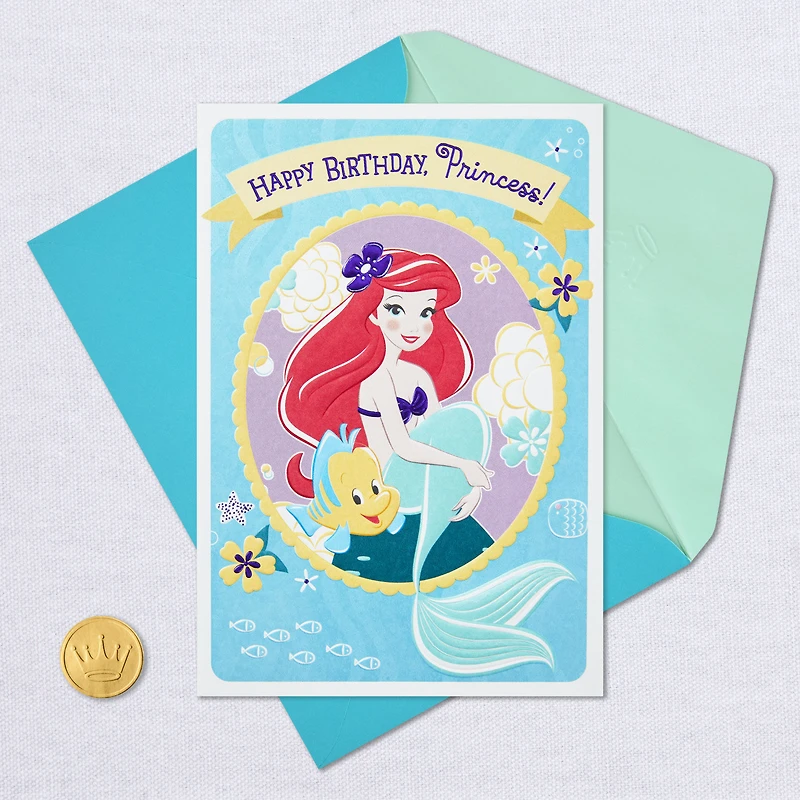 Disney The Little Mermaid Dreams Begin Today Birthday Card for Her for only USD 4.59 | Hallmark