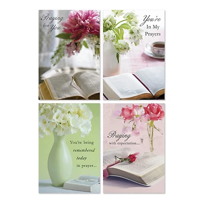 Scripture and Flowers Assorted Religious Praying for You Cards, Box of 12 for only USD 8.99 | Hallmark