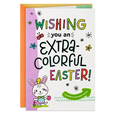 A Fun and Happy Day Easter Card With Coloring Activity and Stickers for only USD 5.99 | Hallmark