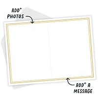Pink Floral and Gold Frame Custom Card for only USD 4.99 | Hallmark