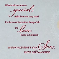 Love and Pride Valentine's Day Card for Son for only USD 5.29 | Hallmark