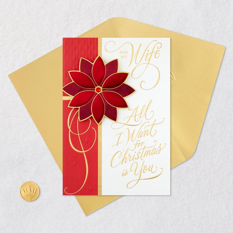 All I Want Is You Christmas Card for Wife for only USD 8.99 | Hallmark