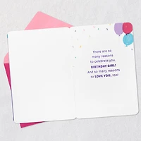 Dog With Balloons 3rd Birthday Card for Girls for only USD 5.59 | Hallmark