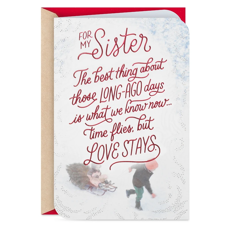 Time Flies, But Love Stays Christmas Card for Sister for only USD 4.59 | Hallmark