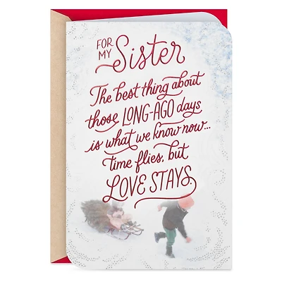 Time Flies, But Love Stays Christmas Card for Sister for only USD 4.59 | Hallmark