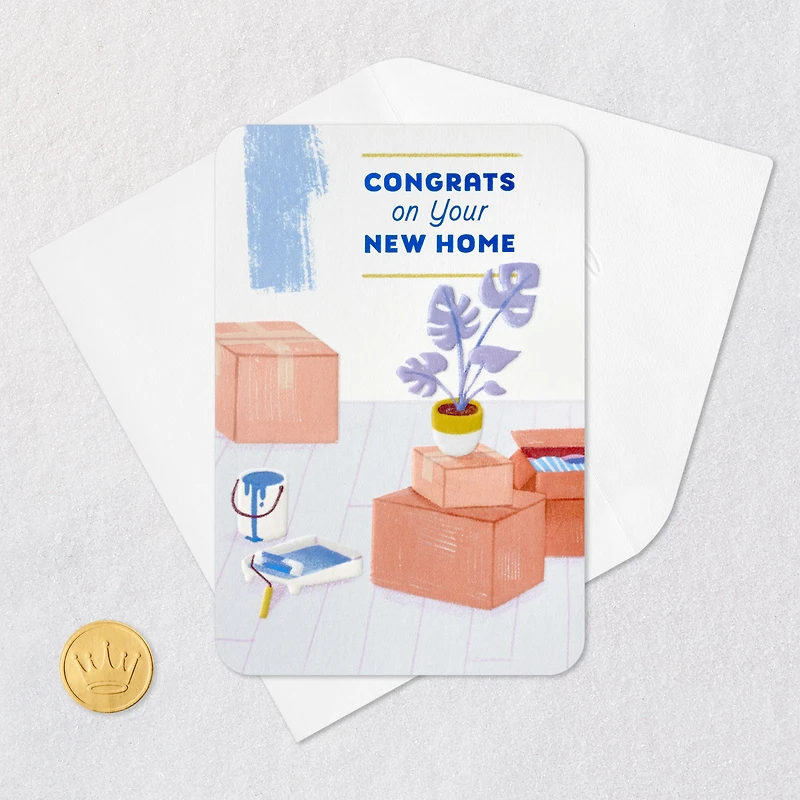 Home Sweet Home and a Smile New Home Card for only USD 4.59 | Hallmark