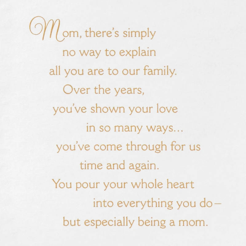 All You Are to Our Family Birthday Card for Mom for only USD 8.99 | Hallmark