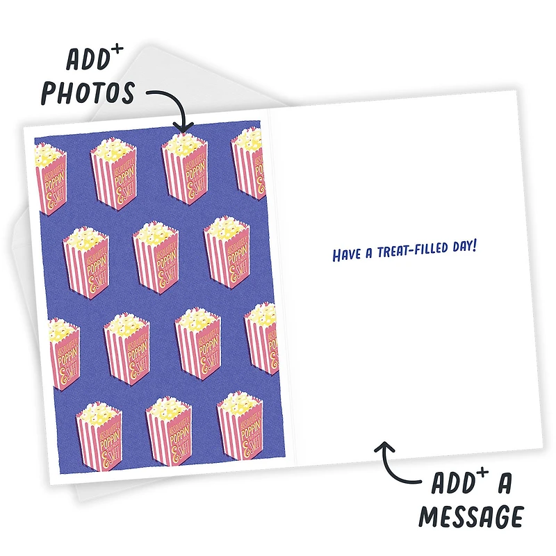 Popcorn Fun Custom Birthday Card for Son for only USD 4.99 | Hallmark