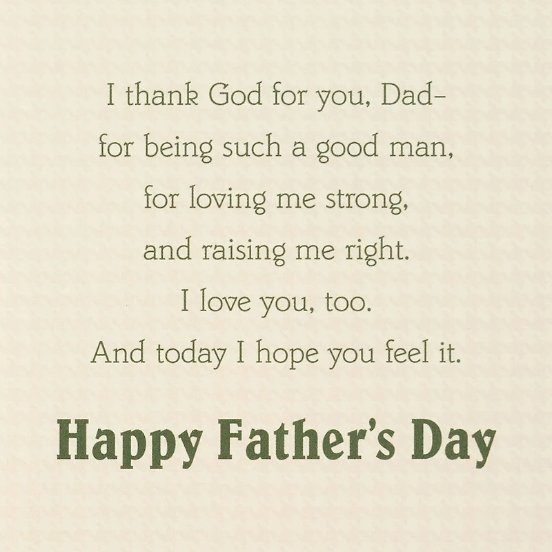 You're a Good Man Religious Father's Day Card for Dad for only USD 4.99 | Hallmark