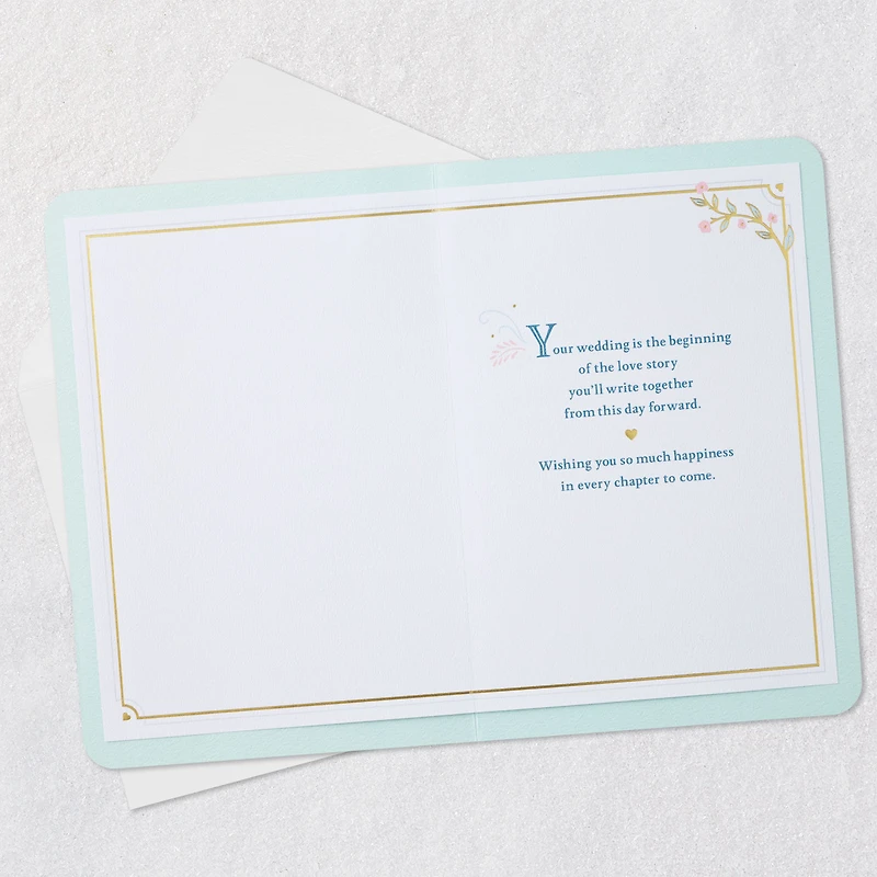 Happiness in Every Chapter to Come Wedding Card for only USD 8.59 | Hallmark
