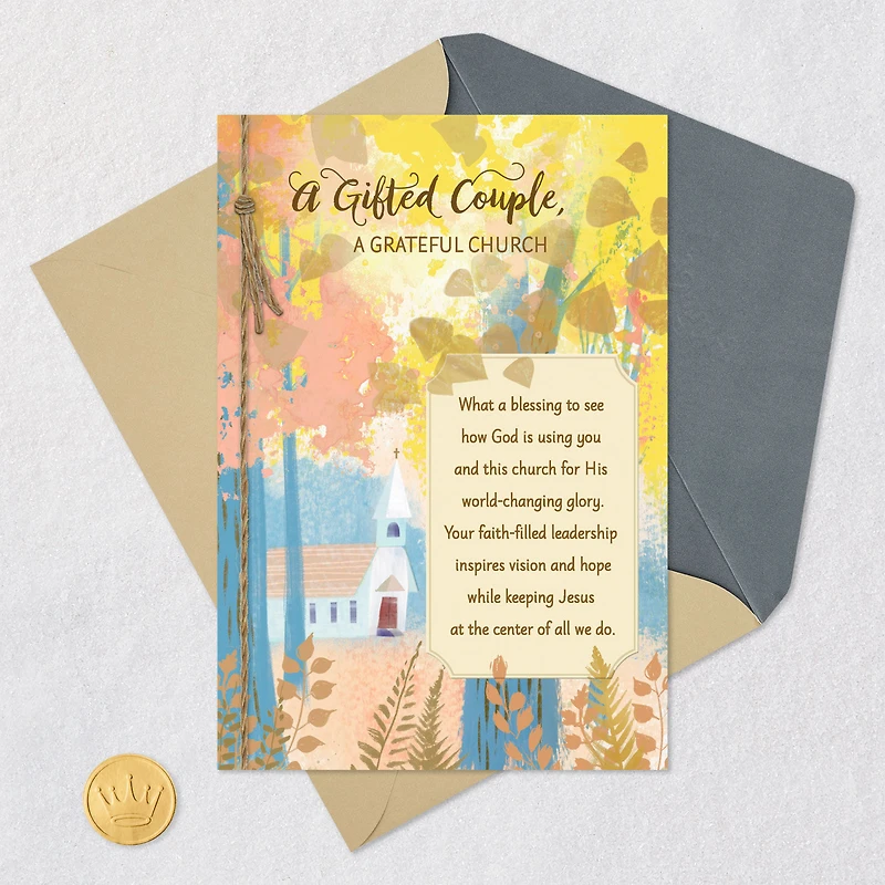 Gifted Couple, Grateful Church Religious Clergy Appreciation Card for Couple in Ministry for only USD 3.99 | Hallmark
