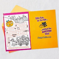 Candy Piles and Happy Smiles Halloween Card With Activity Poster for only USD 4.29 | Hallmark