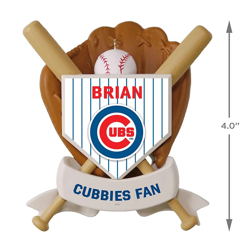 MLB Chicago Cubs™ Baseball Personalized Ornament