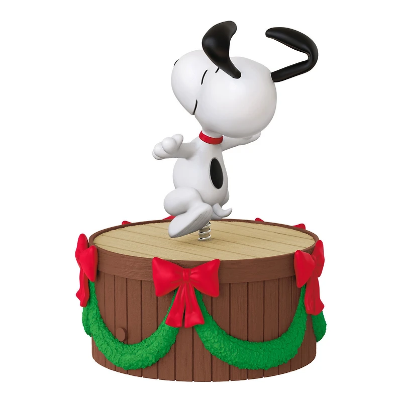 Mini The Peanuts® Gang Dancing Snoopy ShowToppers Musical Tree Topper With Light, 4" for only USD 37.99 | Hallmark