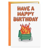 Dumpster Fire Horrors Funny Birthday Card for only USD 4.49 | Hallmark