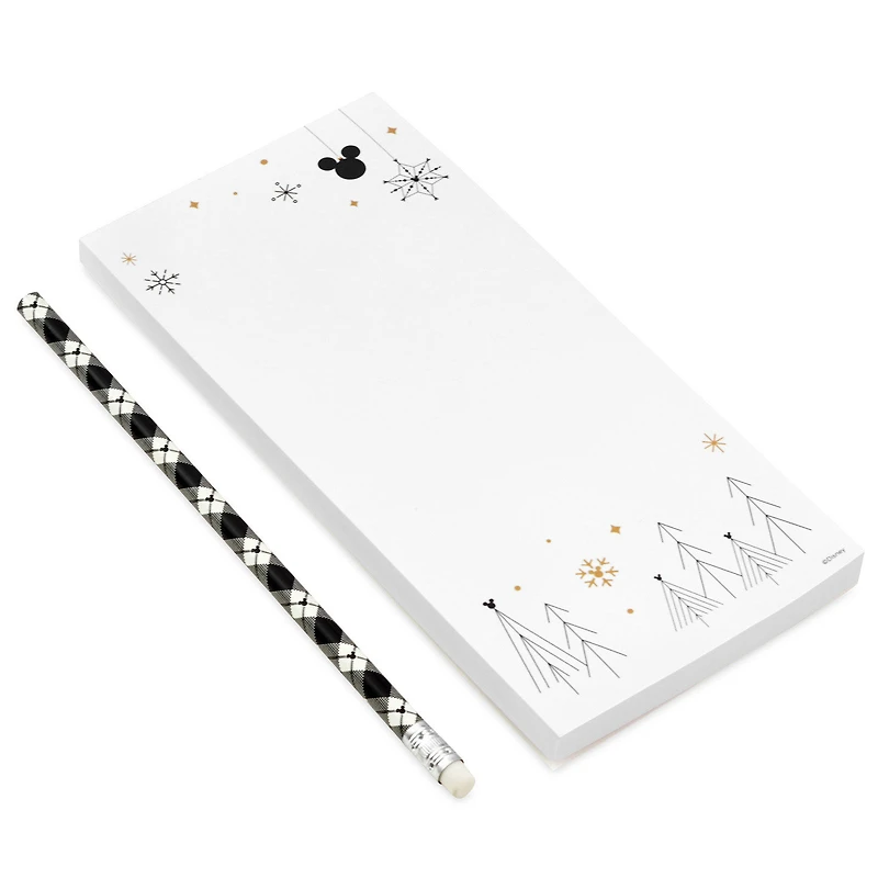 Disney Mickey Mouse Christmas List Pad With Pencil for only USD 9.99 | Hallmark