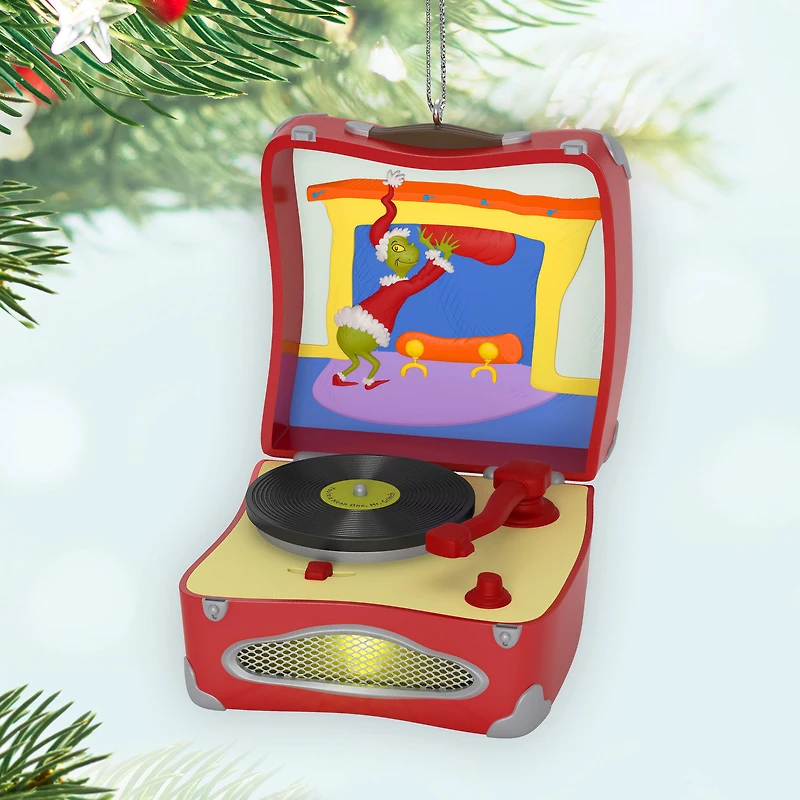 Dr. Seuss's How the Grinch Stole Christmas!™ You're a Mean One, Mr. Grinch Ornament With Light and Sound for only USD 30.99 | Hallmark