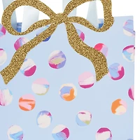 4.8" Lacey Chabert Collection Painted Dots on Periwinkle Small Gift Bag for only USD 4.49 | Hallmark