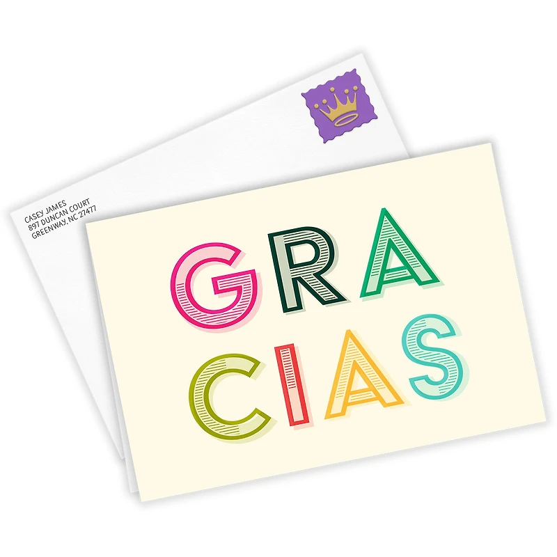 Gracias Spanish-Language Custom Thank You Card for only USD 4.99 | Hallmark