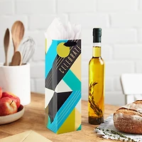 13" Celebrate Geometric Wine Gift Bag for only USD 4.49 | Hallmark