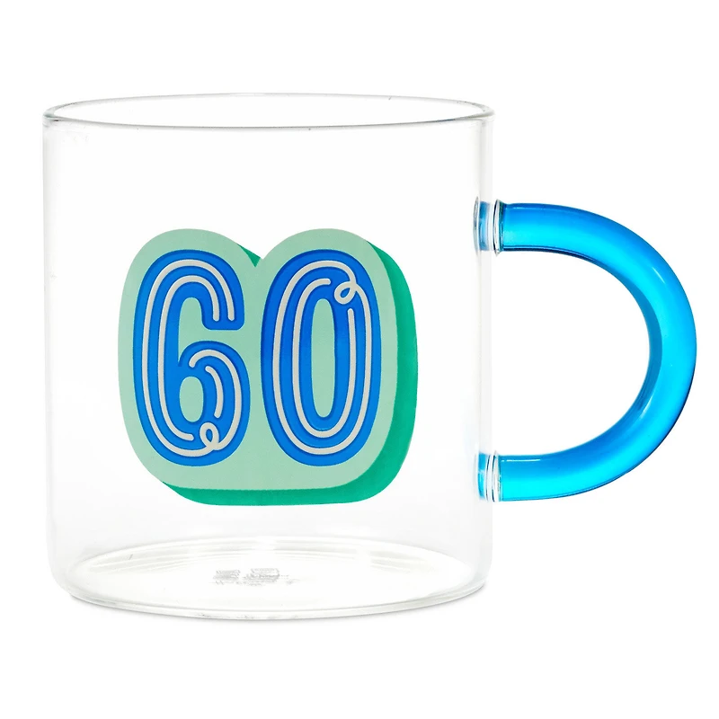 Glass 60th Birthday Mug, 17.5 oz. for only USD 19.99 | Hallmark