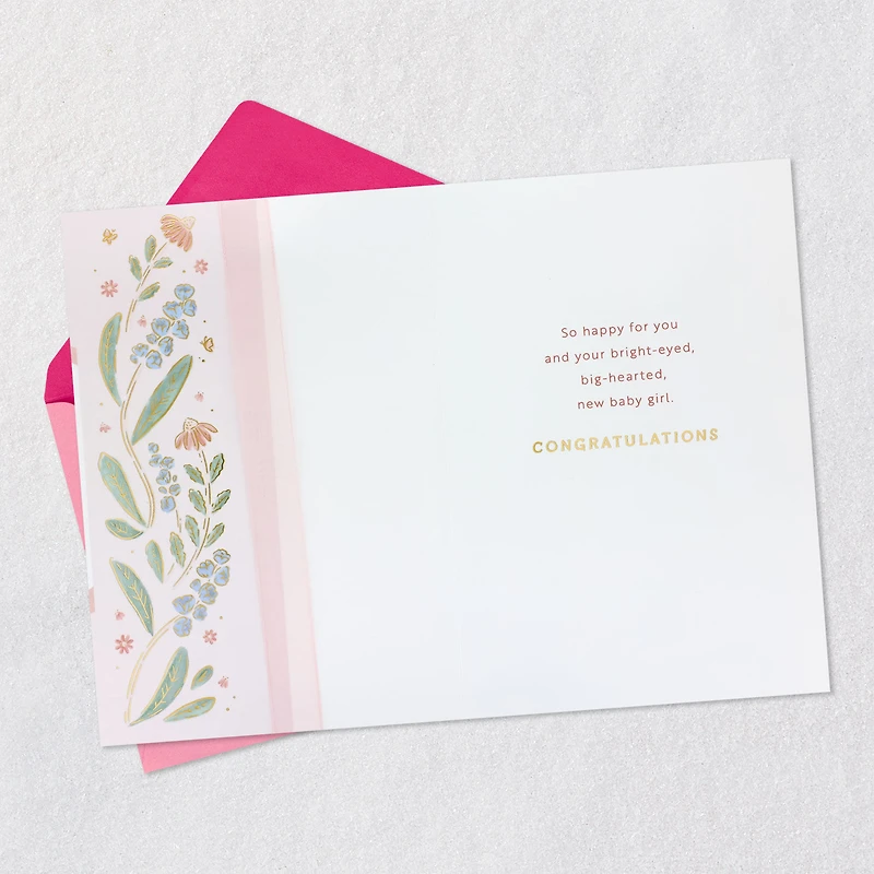 Hello Little Wonder New Baby Card for Girl for only USD 7.99 | Hallmark
