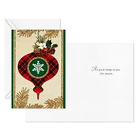 Holly and Ornament Boxed Christmas Cards, Pack of 40 for only USD 18.99 | Hallmark