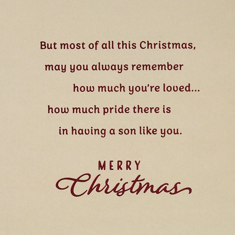 Wishes Filled With Love Christmas Card for Son for only USD 5.99 | Hallmark