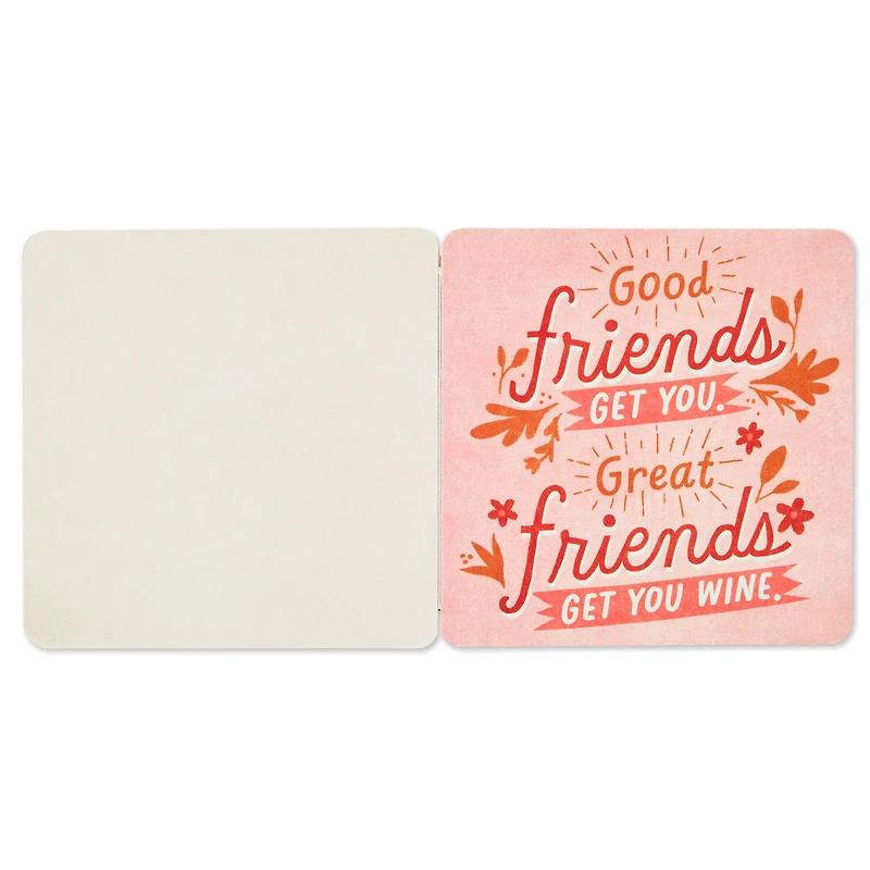 Stop and Smell the Rosé: 20 Coasters Celebrating Friends (And Wine) Book for only USD 14.99 | Hallmark