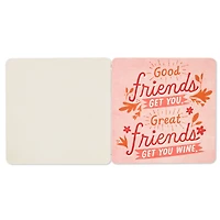 Stop and Smell the Rosé: 20 Coasters Celebrating Friends (And Wine) Book for only USD 14.99 | Hallmark