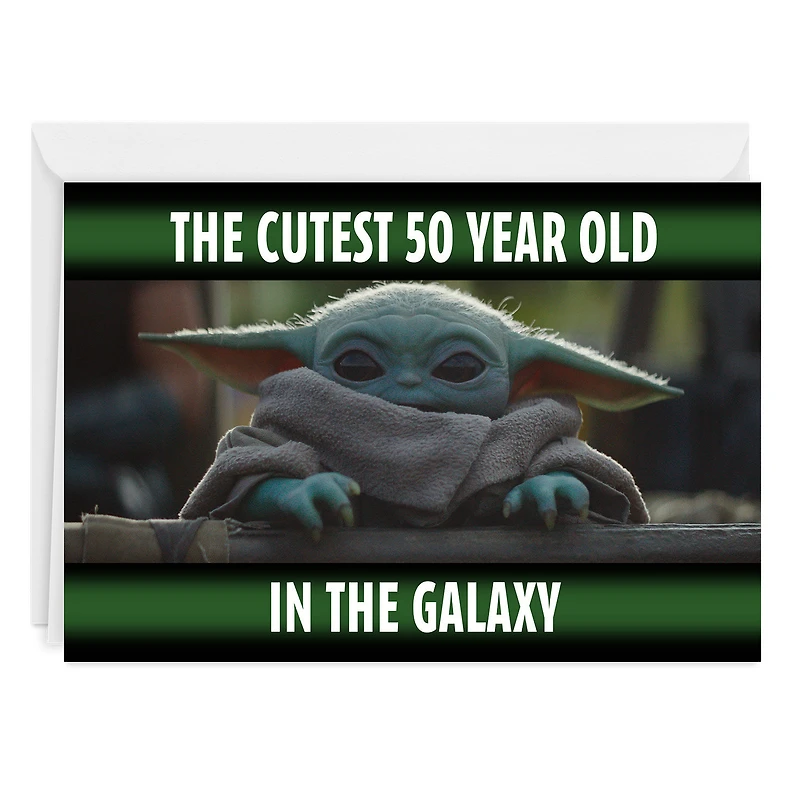 Star Wars: The Mandalorian™ Cutest in the Galaxy Custom Birthday Card for only USD 4.99 | Hallmark